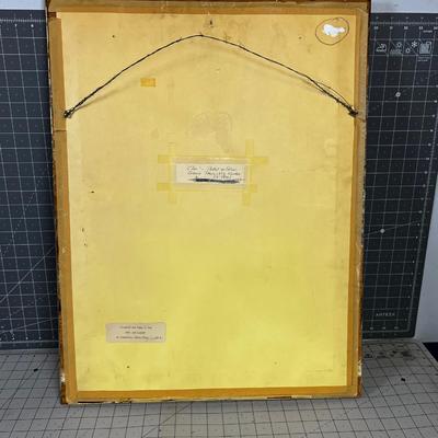 "CLEO" By Grace Davis Pastel Framed and Matted 1962 