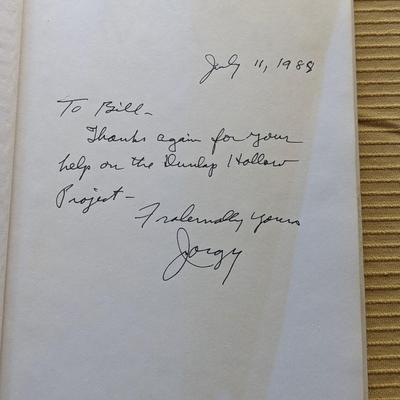 Autographed Jorgys War by A.W. Jorgensen, 1988