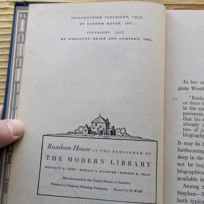 Intro Copyright 1937 Virginia Woolf's To The Lighthouse