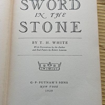 The Sword in the Stone, by T. H. White, 1939 First Edition