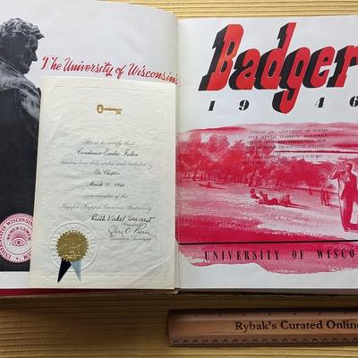 Connie Fuller's 1946 UW Badger Yearbook