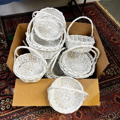 Large Box of White Easter Basket's NEW