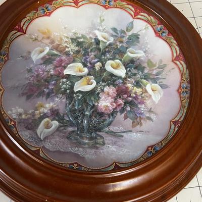 Lena Lui Hand Decorated Plates with Flowers and Fairies 