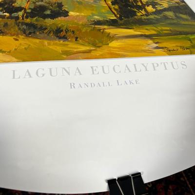 Randel Lake Signed Print Laguna Eucalyptus 