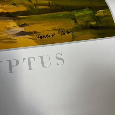 Randel Lake Signed Print Laguna Eucalyptus 