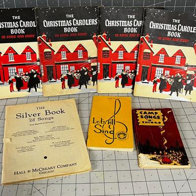 Antique Song Books: Christmas Carols and Camp Songs 