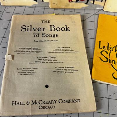 Antique Song Books: Christmas Carols and Camp Songs 