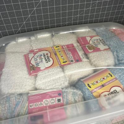Tub-O-Yarn for Baby Blankets