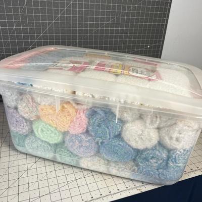 Tub-O-Yarn for Baby Blankets