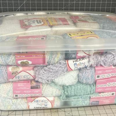 Tub-O-Yarn for Baby Blankets
