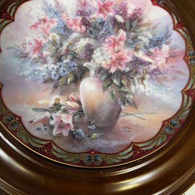 4 Fairy Flower Plates 