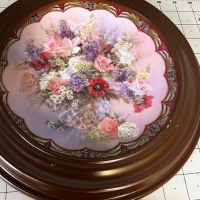 4 Fairy Flower Plates 