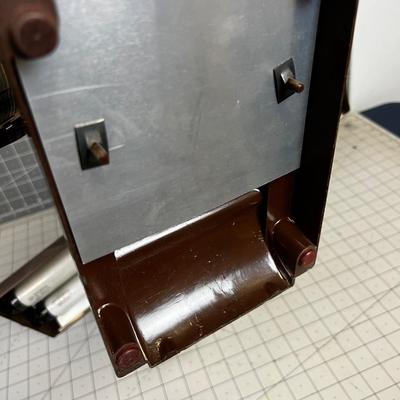 Industrial Steampunk Lamp, Brown Tone