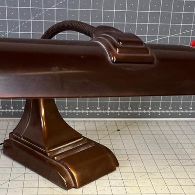 Industrial Steampunk Lamp, Brown Tone