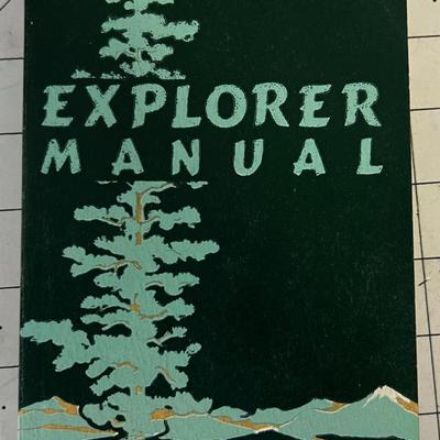 Explorer Manual Circa 1953 Boy Scouts