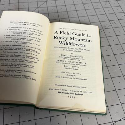 Filed Guide To Rocky Mountain Wildflowers Edition 1963