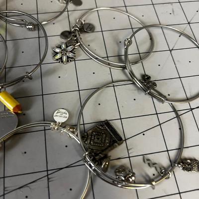 Bangel Bracelets with Charms 