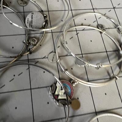 Bangel Bracelets with Charms 