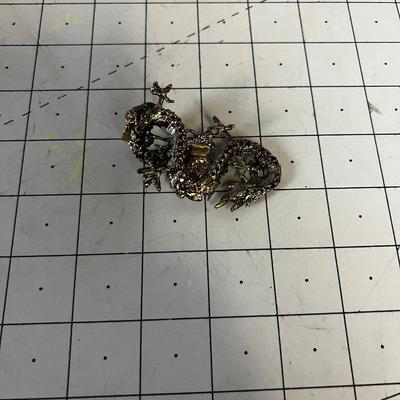 Bejeweled Dragon Pendant 