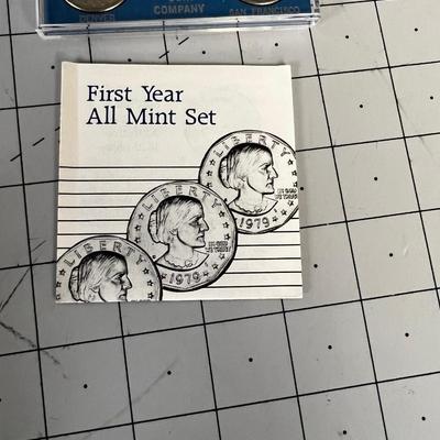 Susan B Anthony 1st Year Mint Set 