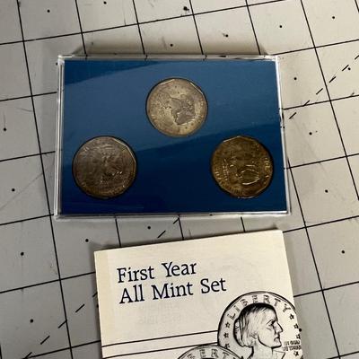 Susan B Anthony 1st Year Mint Set 