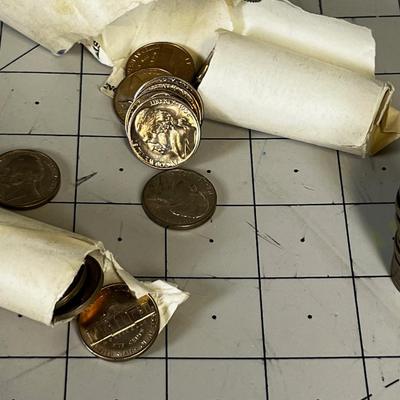 2 Rolls Roughly 40 Nickels of 1938 Jefferson Nickels