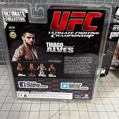 UFC Action Figures (3) 