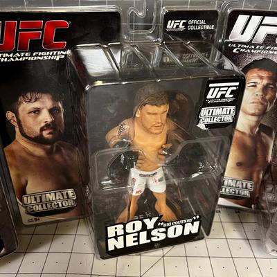 UFC Action Figures (3) 