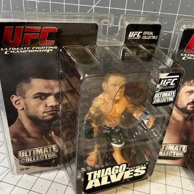 UFC Action Figures (3) 