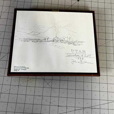 Utah Celebration of Light 1998 Signed by Thomas Kinkade.