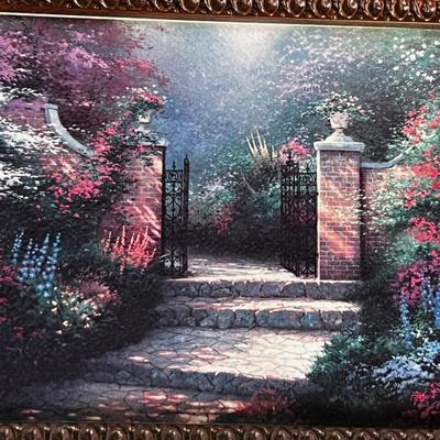 Utah Celebration of Light 1998 Signed by Thomas Kinkade.