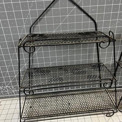 2 Wire Curio Shelves Metal 