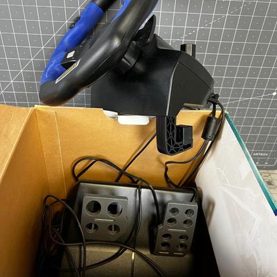 PlayStation II Steering Wheel and Foot Pedal 