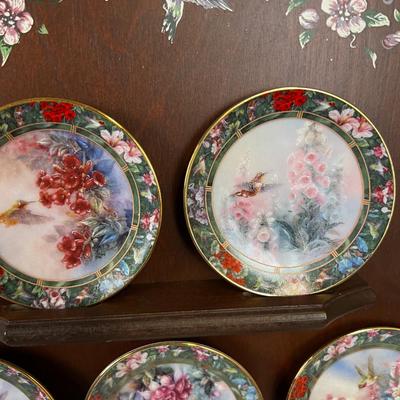 Lena Liu Hummingbird Mini Plates with Shelf 
