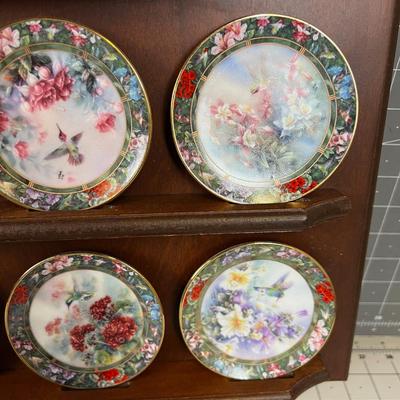 Lena Liu Hummingbird Mini Plates with Shelf 