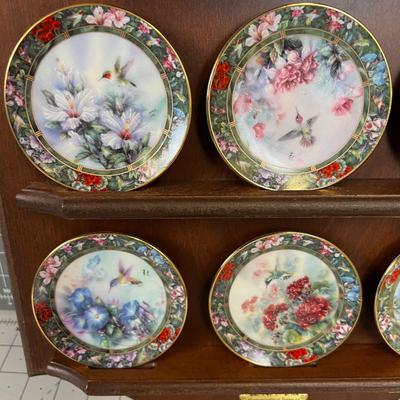 Lena Liu Hummingbird Mini Plates with Shelf 