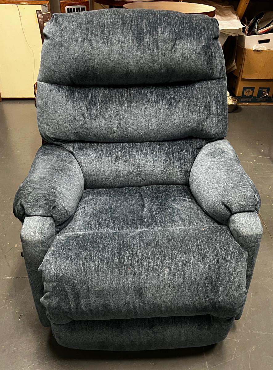 Blue Lazy Boy Chair