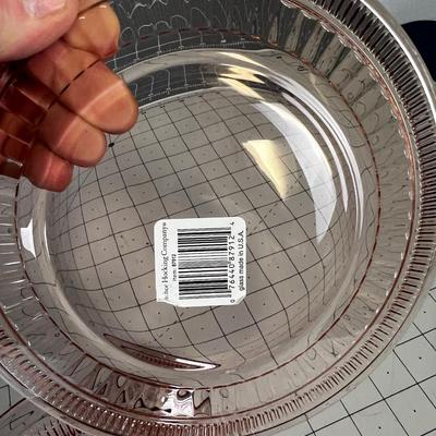 Pink Anchor Hawking Bowl and Salad Plate NEW 