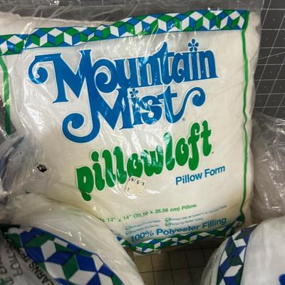 Batting for Quilts and a Cotton Pillow Insert