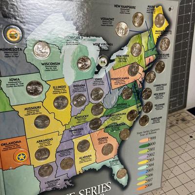 States Series Map Partially filled out 