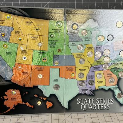 States Series Map Partially filled out 