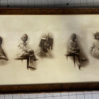 Cool Old Framed Photo of Children