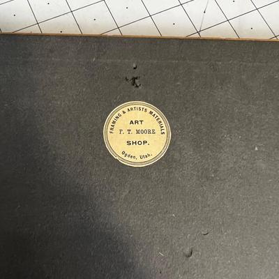 Cool Old Framed Photo of Children