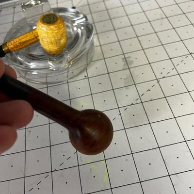 2 Pipes and a Pipe Ashtray 