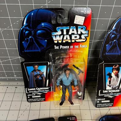 (4) Star Wars Power of the Force Set B NEW on the Card