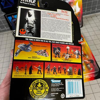 (4) Star Wars Power of the Force Set B NEW on the Card
