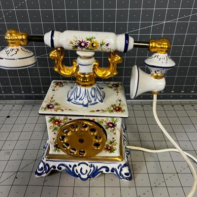 French Telephone by Cesare 1969 Ceramic Bottle Decanter 