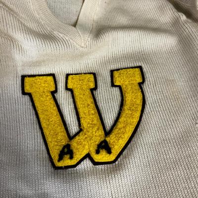 WAA Wool Sweater with a "W" on it 