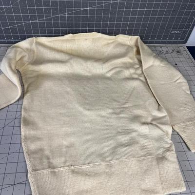 WAA Wool Sweater with a "W" on it 