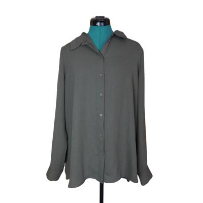 Button Down Halogen Shirt L 